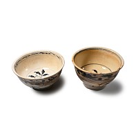 Hoi An Cargo Shipwreck Glazed Blue and White Bowl Pair