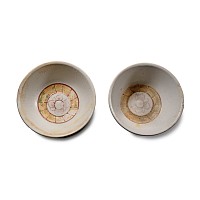 Tek Sing Treasure Shipwreck Glazed Polychrome Bowl Pair