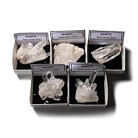 Boxed Rock Crystal Quartz Display Point Collection [5]