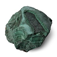 Large Green Malachite Boulder Section