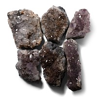 Purple Amethyst Crystal Geode Section Collection [6]