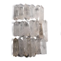 Large Quartz Rock Crystal Point Collection