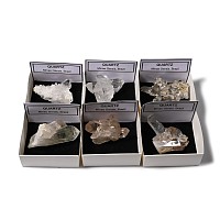 Boxed Quartz Rock Crystal Specimen Collection [6]