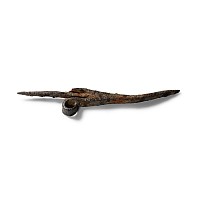 Medieval Iron 'Thames' Pricket Candlestick