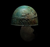 Scythian Chalcidian Helmet with Embossed Stags