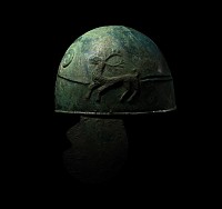 Scythian Chalcidian Helmet with Embossed Stags