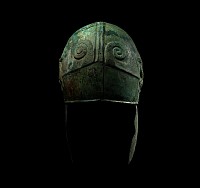 Scythian Chalcidian Helmet with Embossed Stags