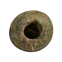 Large Roman Wide-Rimmed Glass Vessel