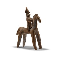Cypriot Ceramic Horse and Rider