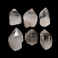 Very Large Clear Quartz Rock Crystal Point Group [6]