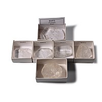 Boxed Polished Clear Quartz Rock Crystal Collection [6]