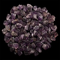 Purple Amethyst Single Crystal Specimen Group [100]