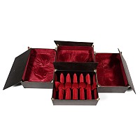 Very Large Velvet Lined Artefact Collector's Box Group [4]