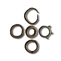 Iron Age Celtic Bronze Proto-Ring Money Collection