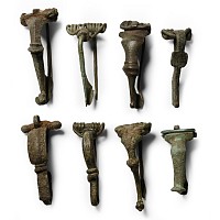 Roman Bronze Bow Brooch Collection