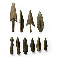 Large Greek Period Bronze Arrowhead Collection