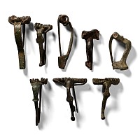 Roman and Other Bronze Bow Brooch Collection
