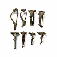 Roman Bronze Bow Brooch Collection
