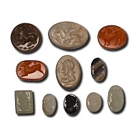 Roman and Sasanian Style Gemstone Group