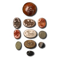 Roman and Sasanian Style Gemstone Group