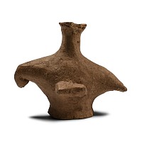 Western Asiatic Terracotta Figurine of a Bird