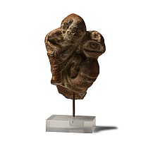 Romano-Egyptian Terracotta Figurine with Large Phallus and Apotropaic Eye