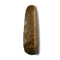 Massive Stone Age Thin-Butted Knapped Axe Head