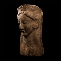 Greek Terracotta Female Protome