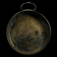 Hellenistic Bronze Bowl with High Rim