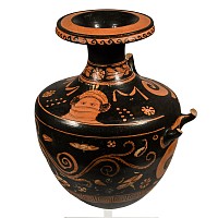 Greek Fragmentary Terracotta Red-Figure Hydria