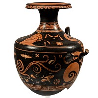 Greek Fragmentary Terracotta Red-Figure Hydria