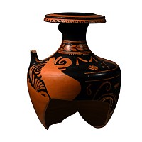 Greek Fragmentary Terracotta Red-Figure Hydria