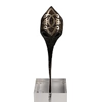 Viking Battle Axe Head with Silver Inlays