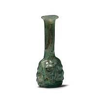 Roman Glass Janiform Ampulla