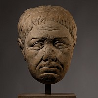 Life-Size Roman Republican Marble Portrait Head of a Man