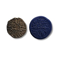Medieval Personal Lead Seal Matrix of Ellis son of Altmus