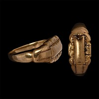 Civil War Period Gold Poison Ring