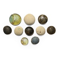 Roman Glass Gaming Piece Collection