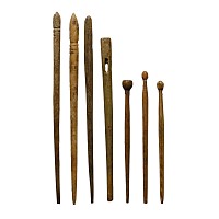Roman Ornate Bone Hair Pin Collection