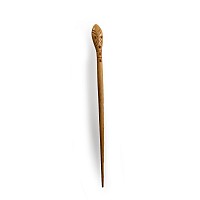 Roman Ornate Bone Hair Pin with Snake-Head Terminal