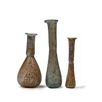 Roman Glass Flask Group