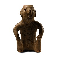Pre-Columbian Terracotta Colima Figural Vessel