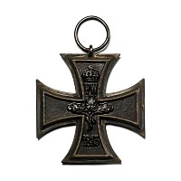WWI Imperial German Iron Cross with Military Photograph