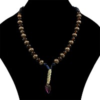Western Asiatic Glass and Silver Bead Necklace String