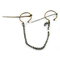 Viking Penannular Brooch and Chain Set