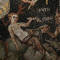 Roman Mosaic Depicting Nereids and Tritons