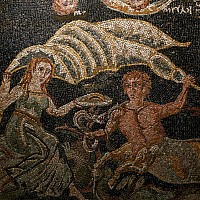Roman Mosaic Depicting Nereids and Tritons