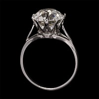 3.2 Carat Diamond Solitaire White Gold Ring