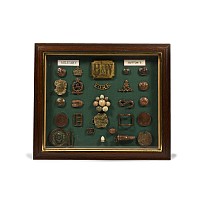 Post Medieval Cased 'Manchester Area' Militaria and Other Artefact Collection