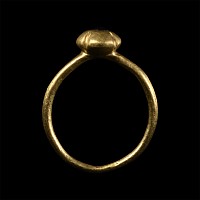 Medieval Gold Ring with Cabochon